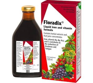 Salus Floradix Blutsaft Liquid Iron Formula 500ml Paras nestemäinen rautalisä