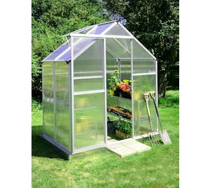 Metalcraft kasvihuone polykarbonaatti 2,2 m² Pieni kasvihuone paras testissä, metalcraft kasvihuone