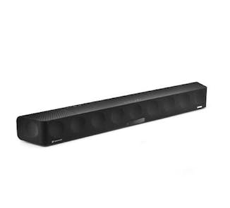 Sennheiser Ambeo soundbar – premium-luokan soundbar, jossa Dolby Atmos -tuki, laaja äänikuva ja syvä bassokaiutin elokuvien ja musiikin parhaaseen kuuntelukokemukseen.
